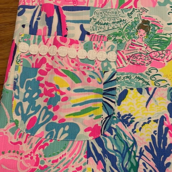 Lilly Pulitzer GIRLS CLASSIC SHIFT DRESS  Multi Pop Up Summer Remix size 7 & 10 - Picture 7 of 11